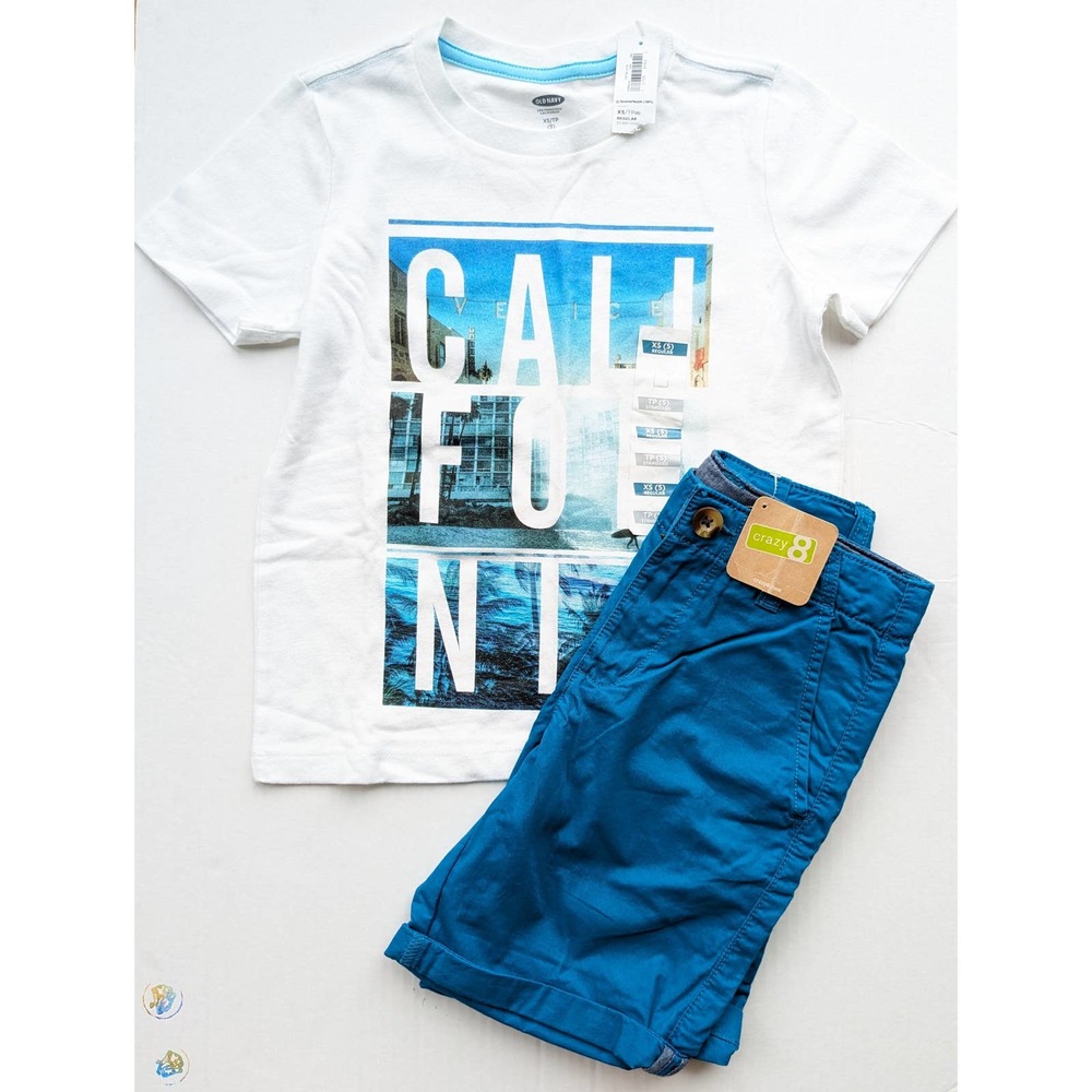 Crazy 8/ON Tee & Shorts Set